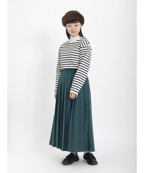 Samansa Mos2（サマンサ モスモス）の「ミラノリブハイネックニット（ニット/セーター・レディース・オフホワイト/ブラック/グリーン/ネイビー・ﾌﾘ-）」の12枚目の写真