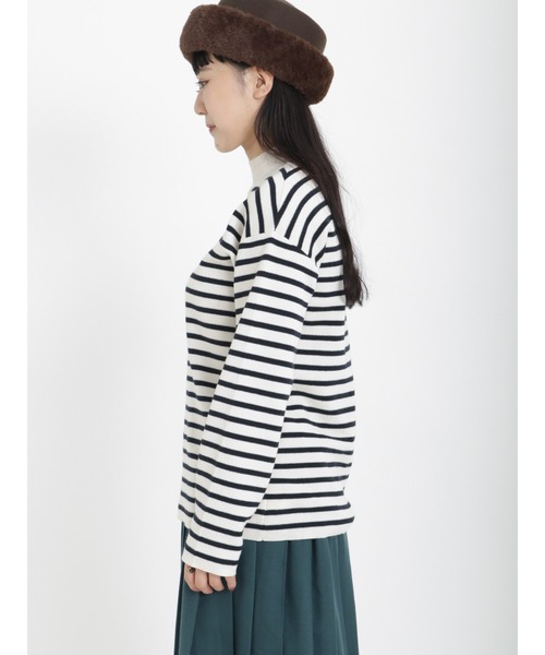 Samansa Mos2（サマンサ モスモス）の「ミラノリブハイネックニット（ニット/セーター・レディース・オフホワイト/ブラック/グリーン/ネイビー・ﾌﾘ-）」の19枚目の写真
