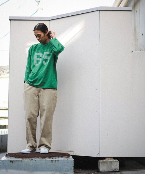 BEAMS（ビームス）の「BEAMS / ルーズ ナンバリング Tシャツ（Tシャツ/カットソー・メンズ・グリーン/ブラック系その他4・L/M/XL/S）」の8枚目の写真