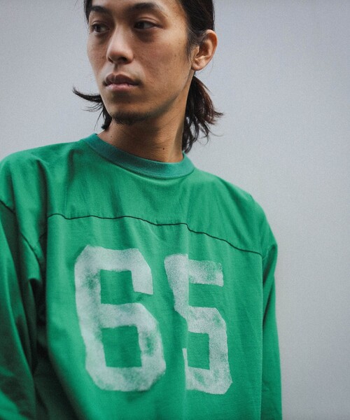 BEAMS（ビームス）の「BEAMS / ルーズ ナンバリング Tシャツ（Tシャツ/カットソー・メンズ・グリーン/ブラック系その他4・L/M/XL/S）」の9枚目の写真