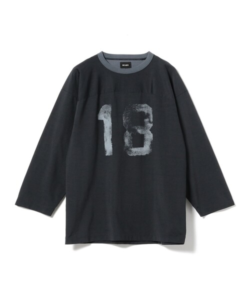 BEAMS（ビームス）の「BEAMS / ルーズ ナンバリング Tシャツ（Tシャツ/カットソー・メンズ・グリーン/ブラック系その他4・L/M/XL/S）」の13枚目の写真