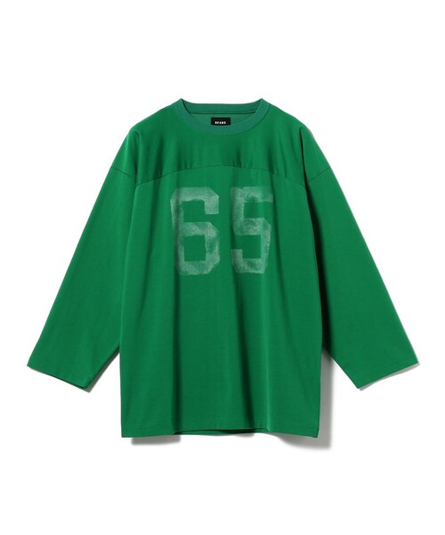 BEAMS（ビームス）の「BEAMS / ルーズ ナンバリング Tシャツ（Tシャツ/カットソー・メンズ・グリーン/ブラック系その他4・L/M/XL/S）」の16枚目の写真