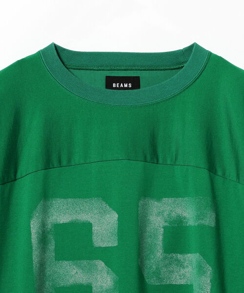 BEAMS（ビームス）の「BEAMS / ルーズ ナンバリング Tシャツ（Tシャツ/カットソー・メンズ・グリーン/ブラック系その他4・L/M/XL/S）」の22枚目の写真