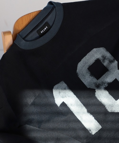 BEAMS（ビームス）の「BEAMS / ルーズ ナンバリング Tシャツ（Tシャツ/カットソー・メンズ・グリーン/ブラック系その他4・L/M/XL/S）」の11枚目の写真