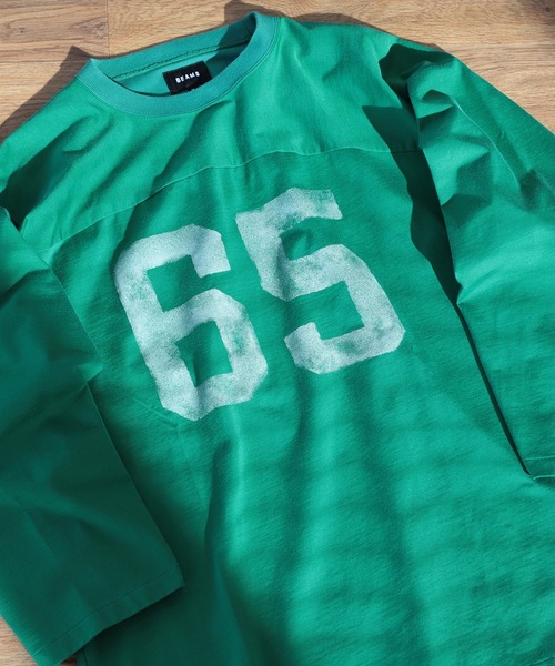 BEAMS（ビームス）の「BEAMS / ルーズ ナンバリング Tシャツ（Tシャツ/カットソー・メンズ・グリーン/ブラック系その他4・L/M/XL/S）」の12枚目の写真