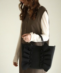 aity（アイティ）の「ネオプレンフリルトート（トートバッグ）」