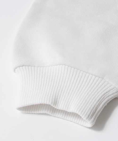 coca（coca）（コカ）の「キッズ 親子お揃い薄手ロゴスウェット（スウェット・キッズ・チャコール/ネイビー/ピンク/ホワイト/ライトベージュ/イエロー・100/110/120/130/140）」の8枚目の写真