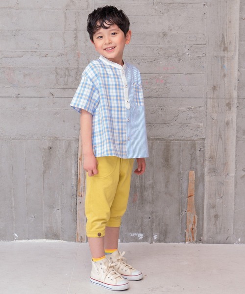 RAGMART(ラグマート)の「カットソー7分丈パンツ(その他パンツ・キッズ・イエロー/ネイビー/ブラック×ホワイト・120cm/130cm/110cm/100cm)」の8枚目の写真