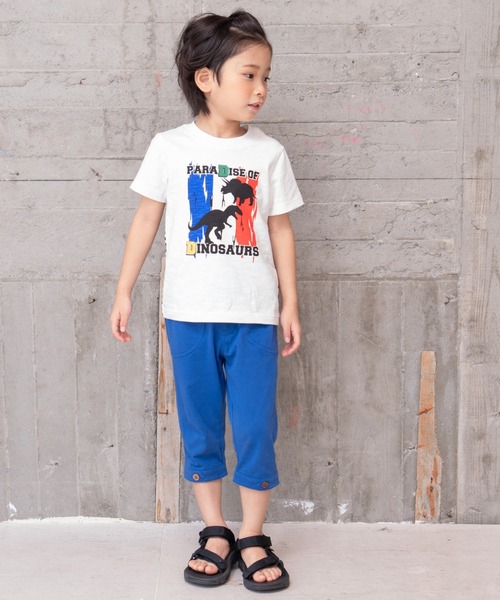 RAGMART(ラグマート)の「カットソー7分丈パンツ(その他パンツ・キッズ・イエロー/ネイビー/ブラック×ホワイト・120cm/130cm/110cm/100cm)」の10枚目の写真