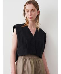 ELENDEEK | ナイロンショートブラウス(シャツ/ブラウス)