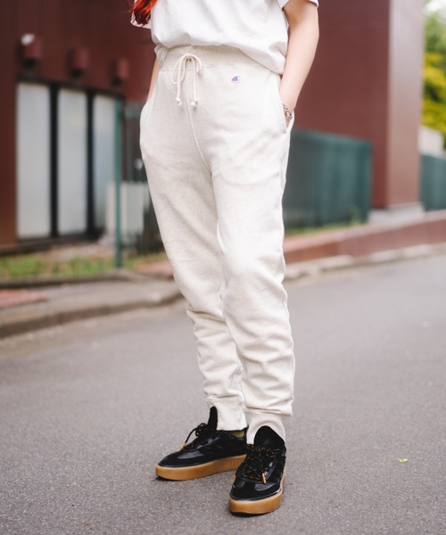 Champion(チャンピオン)の「champion C3-W201 LONG PANTS(スウェットパンツ・メンズ・ネイビー/オートミール/ブラック/グレー・S/M/L/XL)」の3枚目の写真