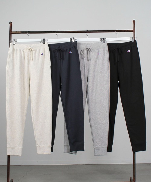 Champion(チャンピオン)の「champion C3-W201 LONG PANTS(スウェットパンツ・メンズ・ネイビー/オートミール/ブラック/グレー・S/M/L/XL)」の14枚目の写真