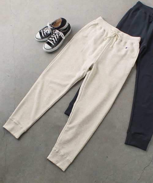 Champion(チャンピオン)の「champion C3-W201 LONG PANTS(スウェットパンツ・メンズ・ネイビー/オートミール/ブラック/グレー・S/M/L/XL)」の10枚目の写真