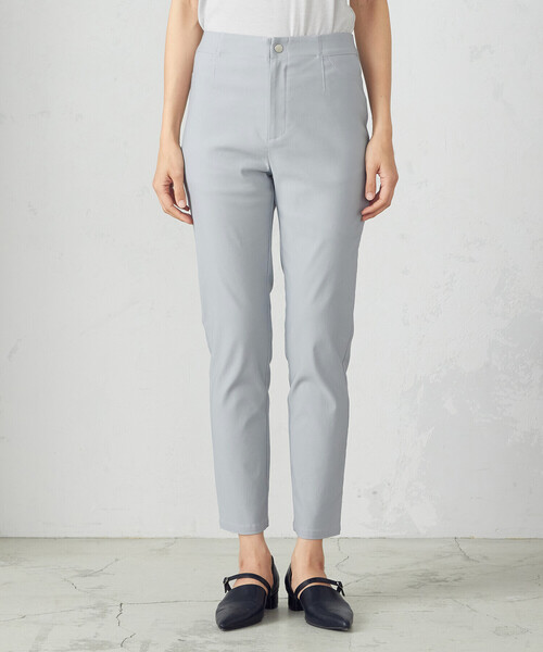 COMME CA MODELS（コムサモデルズ）の「【美しいベーシックパンツ】サマーハイテンションパンツ（その他パンツ・レディース・ブラック/ネイビー/サックスブルー/グレイッシュベージュ・XX-SMALL/X-SMALL/SMALL/MEDIUM/LARGE/X-LARGE/XX-LARGE）」の12枚目の写真