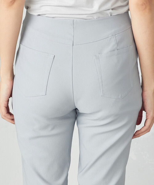 COMME CA MODELS（コムサモデルズ）の「【美しいベーシックパンツ】サマーハイテンションパンツ（その他パンツ・レディース・ブラック/ネイビー/サックスブルー/グレイッシュベージュ・XX-SMALL/X-SMALL/SMALL/MEDIUM/LARGE/X-LARGE/XX-LARGE）」の16枚目の写真