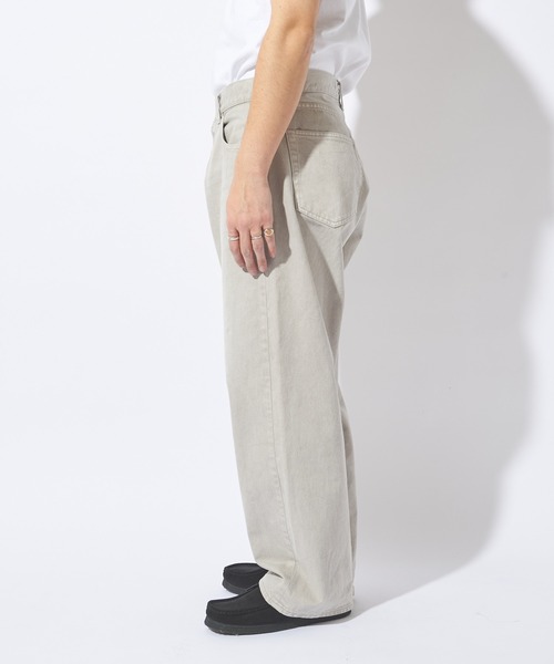 CIAOPANIC TYPY（チャオパニックティピー）の「【ai no de/アイノデ】14oz wide denim pants/14オンスワイドデニムパンツ（デニムパンツ・メンズ・ライトグレー・M/L）」の14枚目の写真