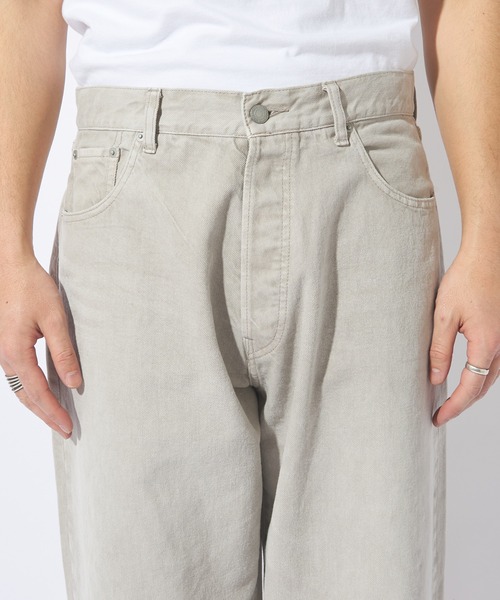 CIAOPANIC TYPY（チャオパニックティピー）の「【ai no de/アイノデ】14oz wide denim pants/14オンスワイドデニムパンツ（デニムパンツ・メンズ・ライトグレー・M/L）」の17枚目の写真