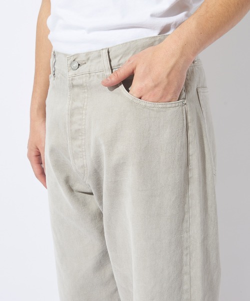 CIAOPANIC TYPY（チャオパニックティピー）の「【ai no de/アイノデ】14oz wide denim pants/14オンスワイドデニムパンツ（デニムパンツ・メンズ・ライトグレー・M/L）」の18枚目の写真
