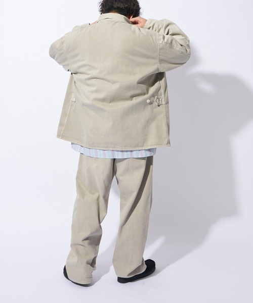 CIAOPANIC TYPY（チャオパニックティピー）の「【ai no de/アイノデ】14oz wide denim pants/14オンスワイドデニムパンツ（デニムパンツ・メンズ・ライトグレー・M/L）」の10枚目の写真