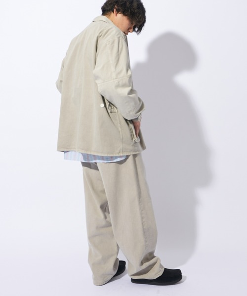 CIAOPANIC TYPY（チャオパニックティピー）の「【ai no de/アイノデ】14oz wide denim pants/14オンスワイドデニムパンツ（デニムパンツ・メンズ・ライトグレー・M/L）」の11枚目の写真