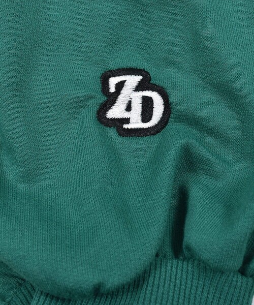 ZIDDY(ジディ)の「ウエスト マーク 長袖 ミニ 丈 ワンピース (130~160cm)(ワンピース・キッズ・グリーン/グレー・160/150/140/130)」の14枚目の写真