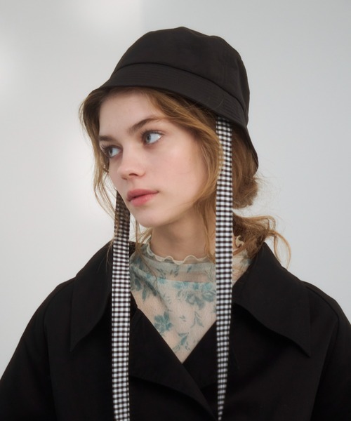 idem(イデム)の「3ways bucket hat/3wayバケットハット(ハット・レディース・ブラック/アイボリー/チェック・FREE)」の18枚目の写真