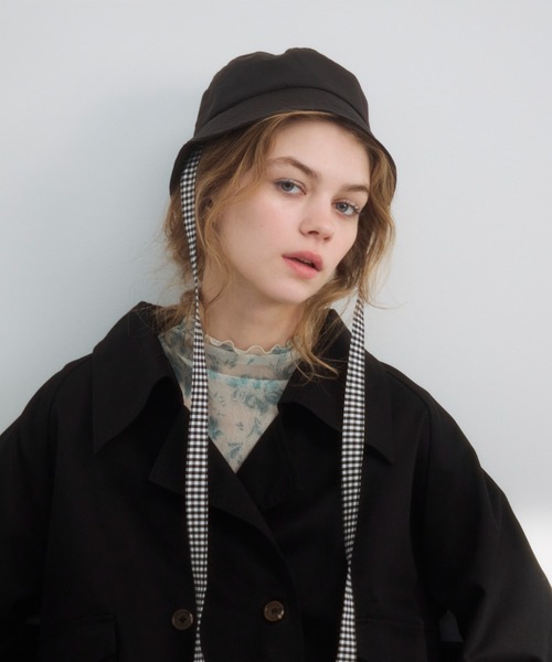 idem(イデム)の「3ways bucket hat/3wayバケットハット(ハット・レディース・ブラック/アイボリー/チェック・FREE)」の14枚目の写真