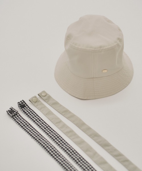 idem(イデム)の「3ways bucket hat/3wayバケットハット(ハット・レディース・ブラック/アイボリー/チェック・FREE)」の13枚目の写真