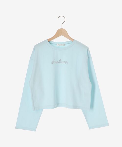 MAJESTIC LEGON(マジェスティックレゴン)の「ラインストーンロゴロンTee(Tシャツ/カットソー・レディース・ライトピンク/ライトブルー/オフホワイト・MEDIUM)」の15枚目の写真