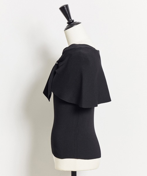 NOELA（ノエラ）の「２ＷＡＹリボンバーサカラーニット（ニット/セーター・レディース・ブルー/オフホワイト/ピンク/ブラック・フリー）」の20枚目の写真