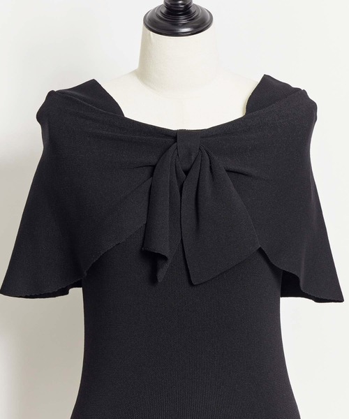 NOELA（ノエラ）の「２ＷＡＹリボンバーサカラーニット（ニット/セーター・レディース・ブルー/オフホワイト/ピンク/ブラック・フリー）」の22枚目の写真