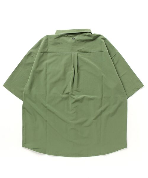 GERRY（ジェリー）の「GERRY ドライストレッチ ポケット付 半袖シャツ（シャツ/ブラウス・メンズ・ブラック/カーキ/ベージュ・M/L/LL）」の6枚目の写真