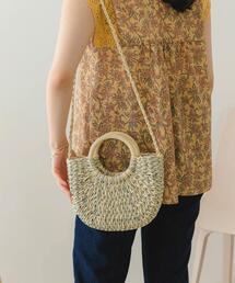 ミニラウンドハンドルカゴバッグ