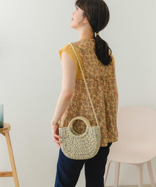 RODE SKO（ロデスコ）の「ミニラウンドハンドルカゴバッグ（かごバッグ