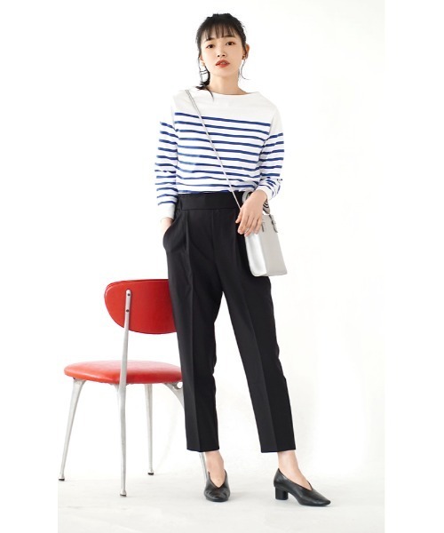 e-zakkamania stores(イーザッカマニアストアーズ)の「ツイル テーパードパンツ(その他パンツ・レディース・ベージュ/ブルー系その他/ブラック/グリーン系その他・L/M)」の9枚目の写真