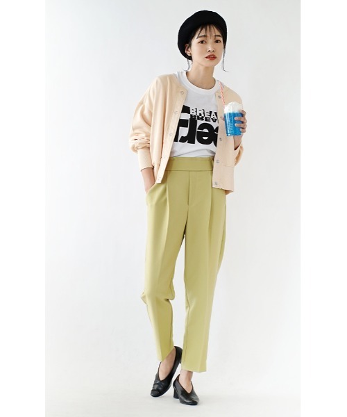 e-zakkamania stores(イーザッカマニアストアーズ)の「ツイル テーパードパンツ(その他パンツ・レディース・ベージュ/ブルー系その他/ブラック/グリーン系その他・L/M)」の13枚目の写真