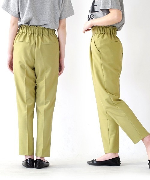 e-zakkamania stores(イーザッカマニアストアーズ)の「ツイル テーパードパンツ(その他パンツ・レディース・ベージュ/ブルー系その他/ブラック/グリーン系その他・L/M)」の15枚目の写真