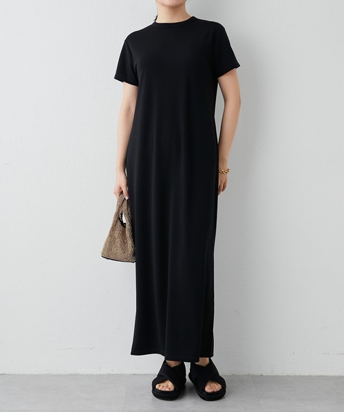 Whim Gazette ウィムガゼット 24SS ハンソデカットワンピース Whim Gazette ウィムガゼット 24SS ハンソデカットワンピース