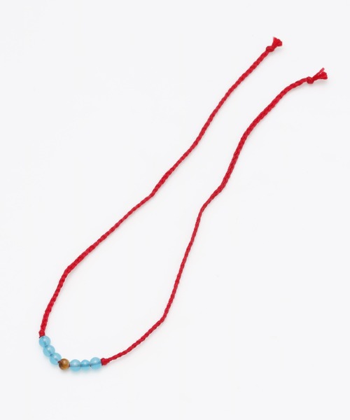 チャイハネ（チャイハネ）の「【チャイハネ】タイガーアイMEN'Sミサンガアンクレット（アンクレット・メンズ・レッド/ターコイズブルー/イエロー/パープル/ネイビー/ブラック・FREE）」の10枚目の写真