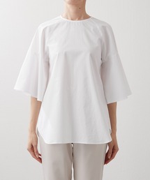 2023SS.美品☆ウィムガゼット 洗える 袖コンシャスブラウス フレア袖 白 袖コンシャスブラウス | Whim Gazette(ウィム ガゼット