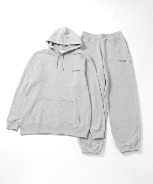 MAISON CLUB(メゾンクラブ)の「【MAISON CLUB】ワンポイント刺繍プルオーバーパーカー LESS IS MORE(パーカー・メンズ・ブラック/ホワイト/グレー・L/M/XL/XX-LARGE)」の11枚目の写真