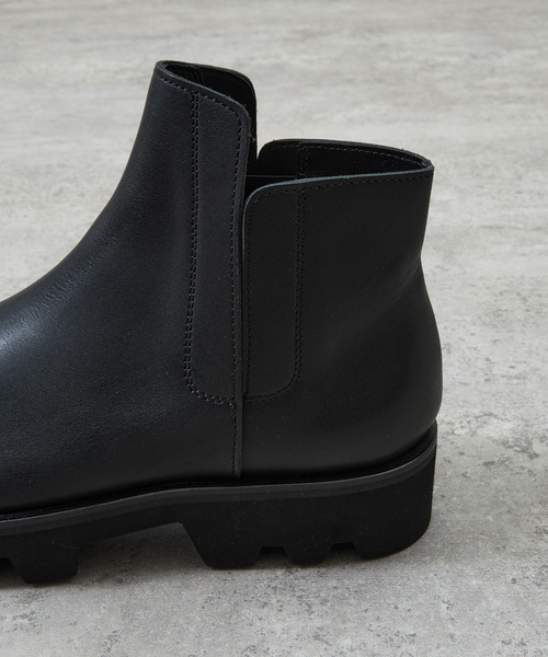 PADRONE（パドローネ）の「PADRONE パドローネ / INNERGORE BOOTS with Chunky Sole インナーゴアブーツ（チャンキーソール） トラックソール / PU8054-1143（ブーツ・メンズ・ブラック・40/42/41）」の8枚目の写真