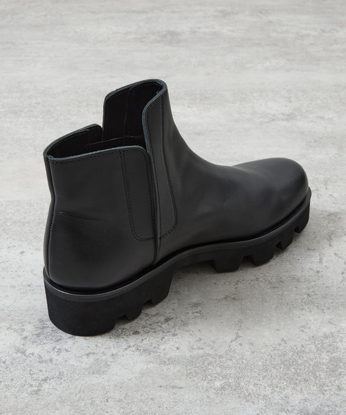 PADRONE（パドローネ）の「PADRONE パドローネ / INNERGORE BOOTS with Chunky Sole インナーゴアブーツ（チャンキーソール） トラックソール / PU8054-1143（ブーツ・メンズ・ブラック・40/42/41）」の11枚目の写真