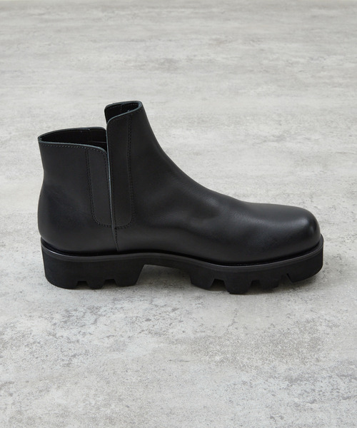 PADRONE（パドローネ）の「PADRONE パドローネ / INNERGORE BOOTS with Chunky Sole インナーゴアブーツ（チャンキーソール） トラックソール / PU8054-1143（ブーツ・メンズ・ブラック・40/42/41）」の12枚目の写真
