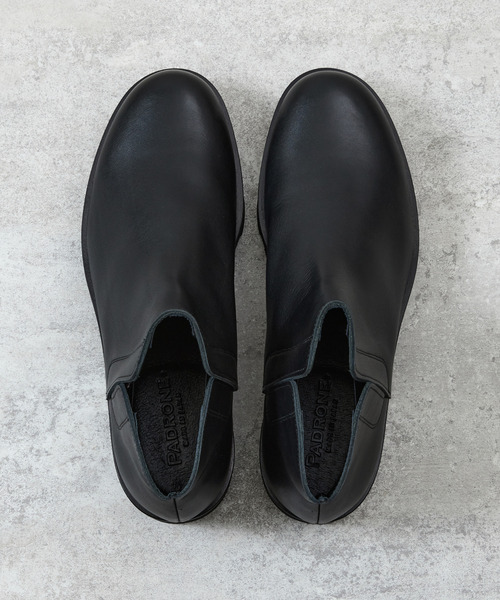 PADRONE（パドローネ）の「PADRONE パドローネ / INNERGORE BOOTS with Chunky Sole インナーゴアブーツ（チャンキーソール） トラックソール / PU8054-1143（ブーツ・メンズ・ブラック・40/42/41）」の13枚目の写真