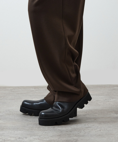 PADRONE（パドローネ）の「PADRONE パドローネ / INNERGORE BOOTS with Chunky Sole インナーゴアブーツ（チャンキーソール） トラックソール / PU8054-1143（ブーツ・メンズ・ブラック・40/42/41）」の15枚目の写真