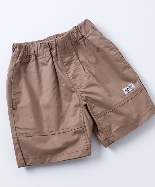 BREEZE(ブリーズ)の「【WEB限定】カラーハーフパンツ_4分丈(その他パンツ・キッズ・ブラウン/サックスブルー/ピンク/グレー/ライム・90/110/140/130/120/80/150/100)」の3枚目の写真