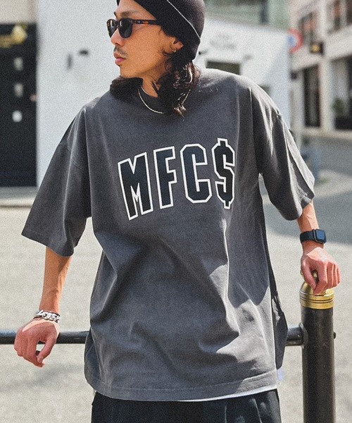 MFC STORE（エムエフシーストア）の「MFC STORE MFC＄ARCH LOGO PIGMENT BIG SILHOUETTE TEE（Tシャツ/カットソー・メンズ・ホワイト系その他/ブルー系その他/ケリー/ブラック・M/L/XL）」の9枚目の写真