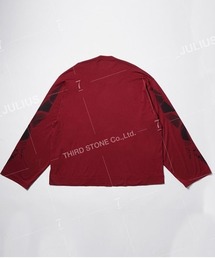 JULIUS cotton wool NEP RIB 長袖　カットソー　2 JULIUS(ユリウス) WOOL SILK CASHMERE RIBロングスリーブ