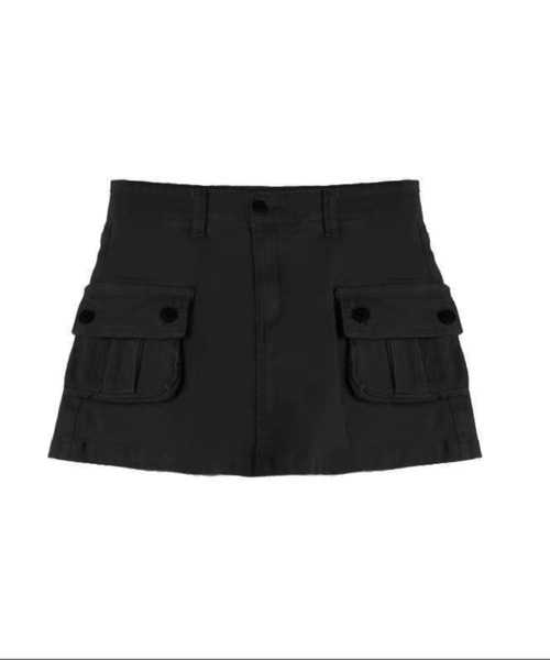 ROOPTOKYO（ループトウキョウ）の「Cargo Mini Skirt / カーゴミニスカート（スカート・レディース・ベージュ/ブラック・M/L/XS/S）」の15枚目の写真